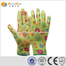 SUNNYHOPE 13Gauge Gummi beschichtete Industriehandschuhe